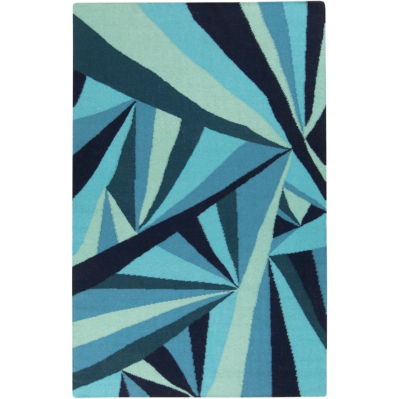 Quentin Flatweave Reversible Abstract Area Rug