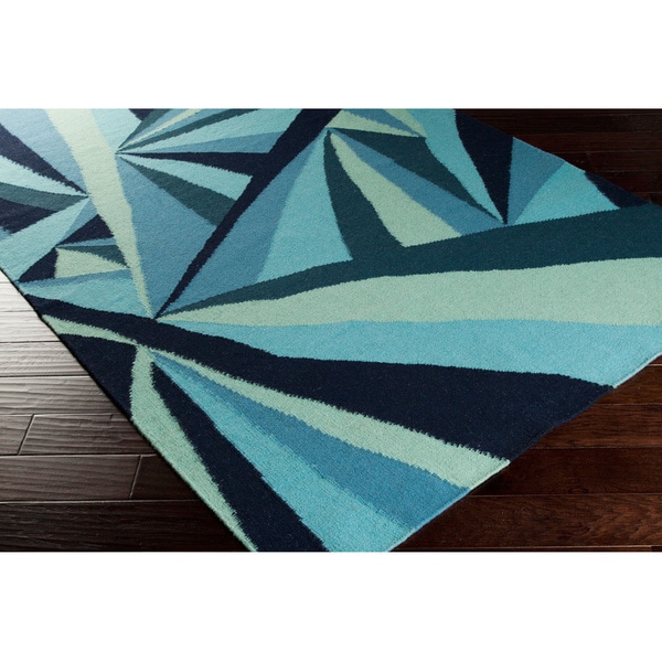 Quentin Flatweave Reversible Abstract Area Rug - 8' x 11'