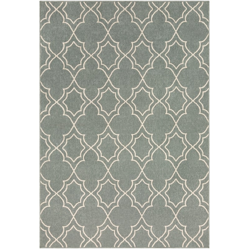 Livabliss Natasha Indoor/ Outdoor Transitional Trellis Area Rug