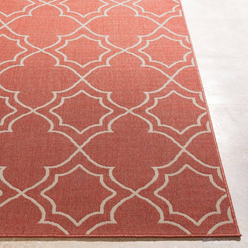 Livabliss Natasha Indoor/ Outdoor Transitional Trellis Area Rug