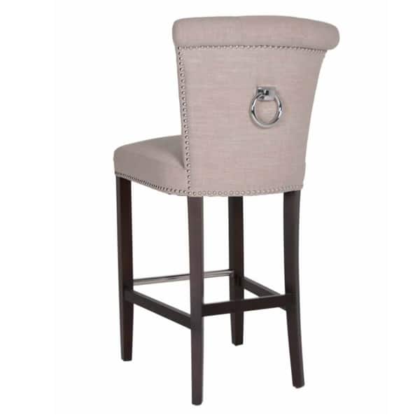 Layla Linen Upholstered 30 Inch Bar Stool On Sale Overstock 9442350