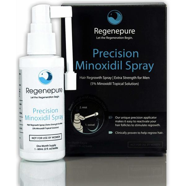Shop Regenepure Precision 5 Percent Minoxidil Hair Regrowth Spray