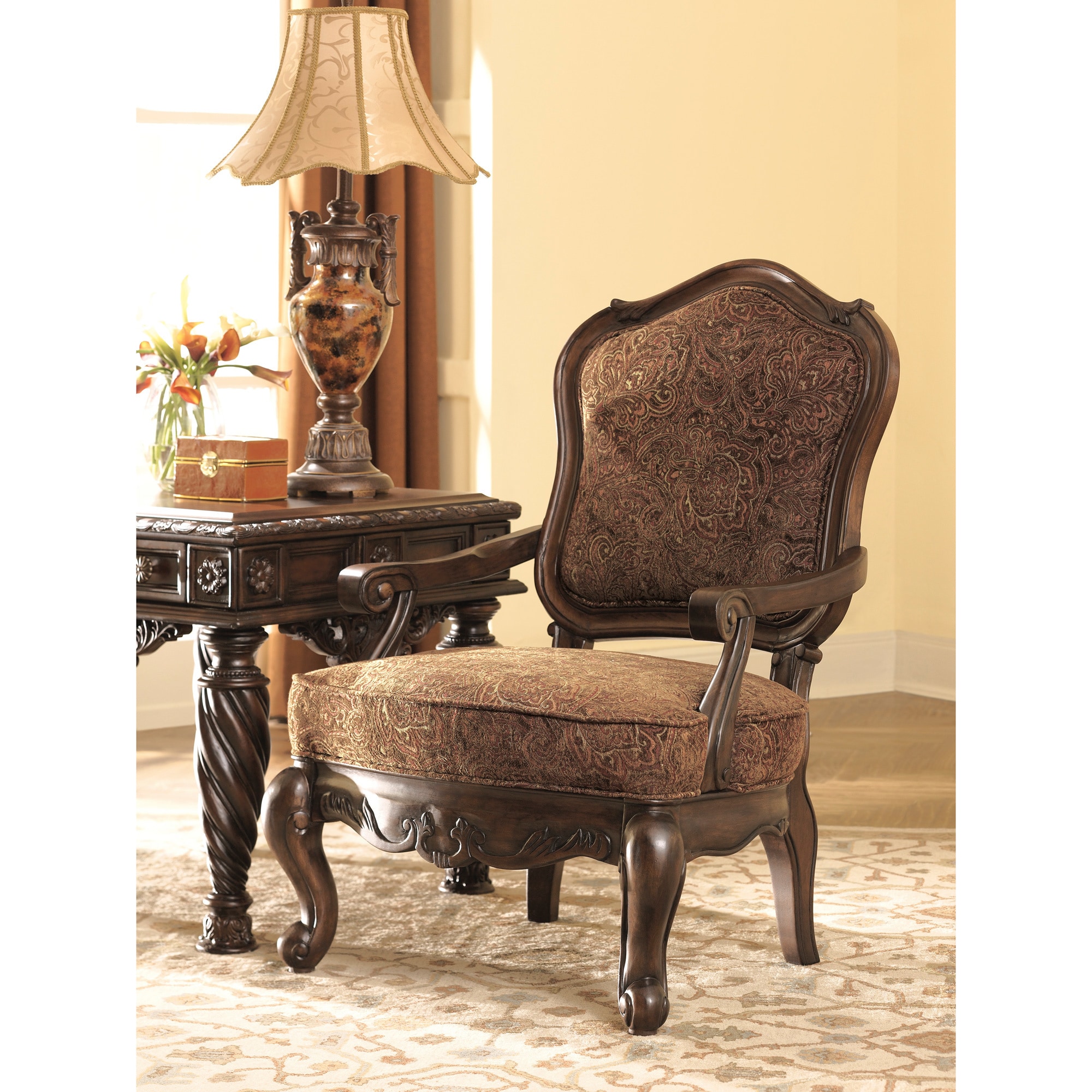 North Shore Dark Brown Accent Chair