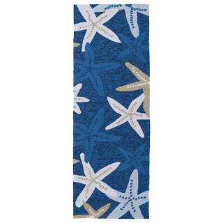 Outdoor Runner Rugs For Less Havenside Home Shi Indoor Outdoor Blue Starfish Area Rug 2