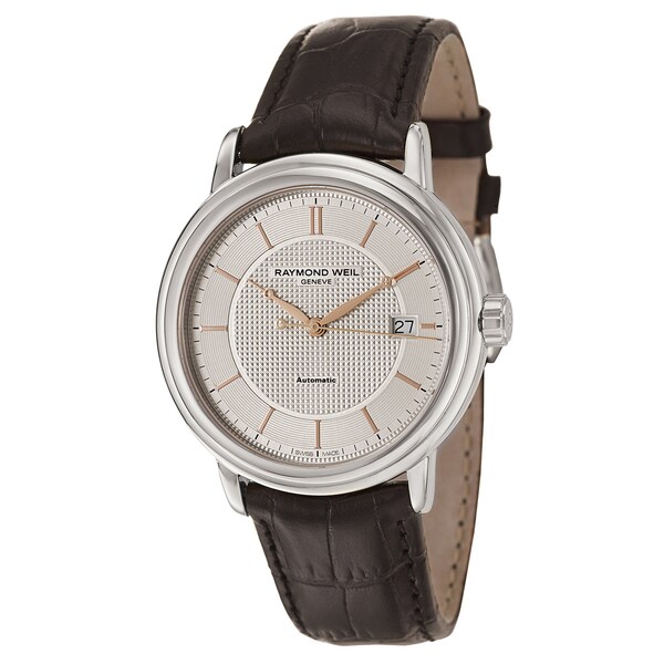 raymond weil leather watches