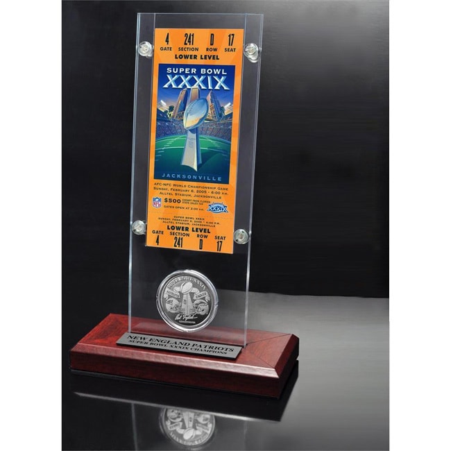 Officially Licensed NFL Super Bowl Ticket and Game Coin Limited Edition  Framed Collection by The Highland Mint - Seattle Seahawks