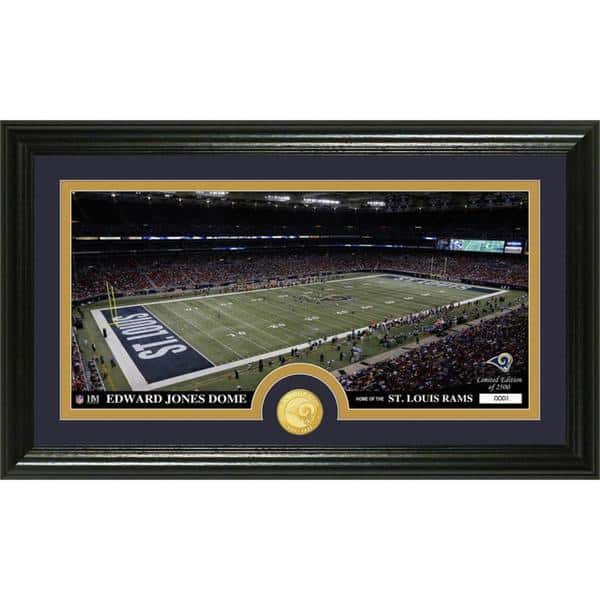 NFL St. Louis Rams 'Stadium' Bronze Coin Panoramic Photo Mint