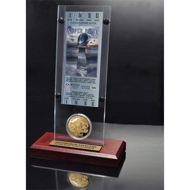 Pittsburgh Steelers Super Bowl Ticket And Game Coin Collection