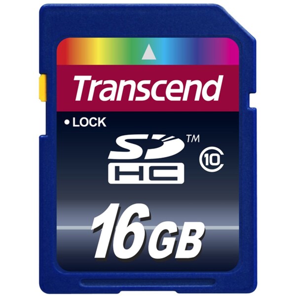 Transcend 16GB SDHC Class 10 Memory Card