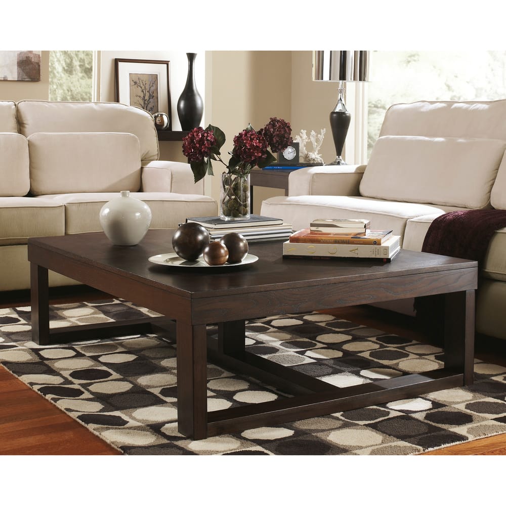 Watson Dark Brown Rectangular Cocktail Table