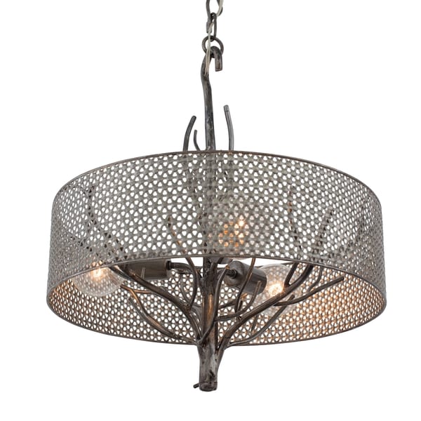 Varaluz Treefold 3 light Steel Pendant   16630010  