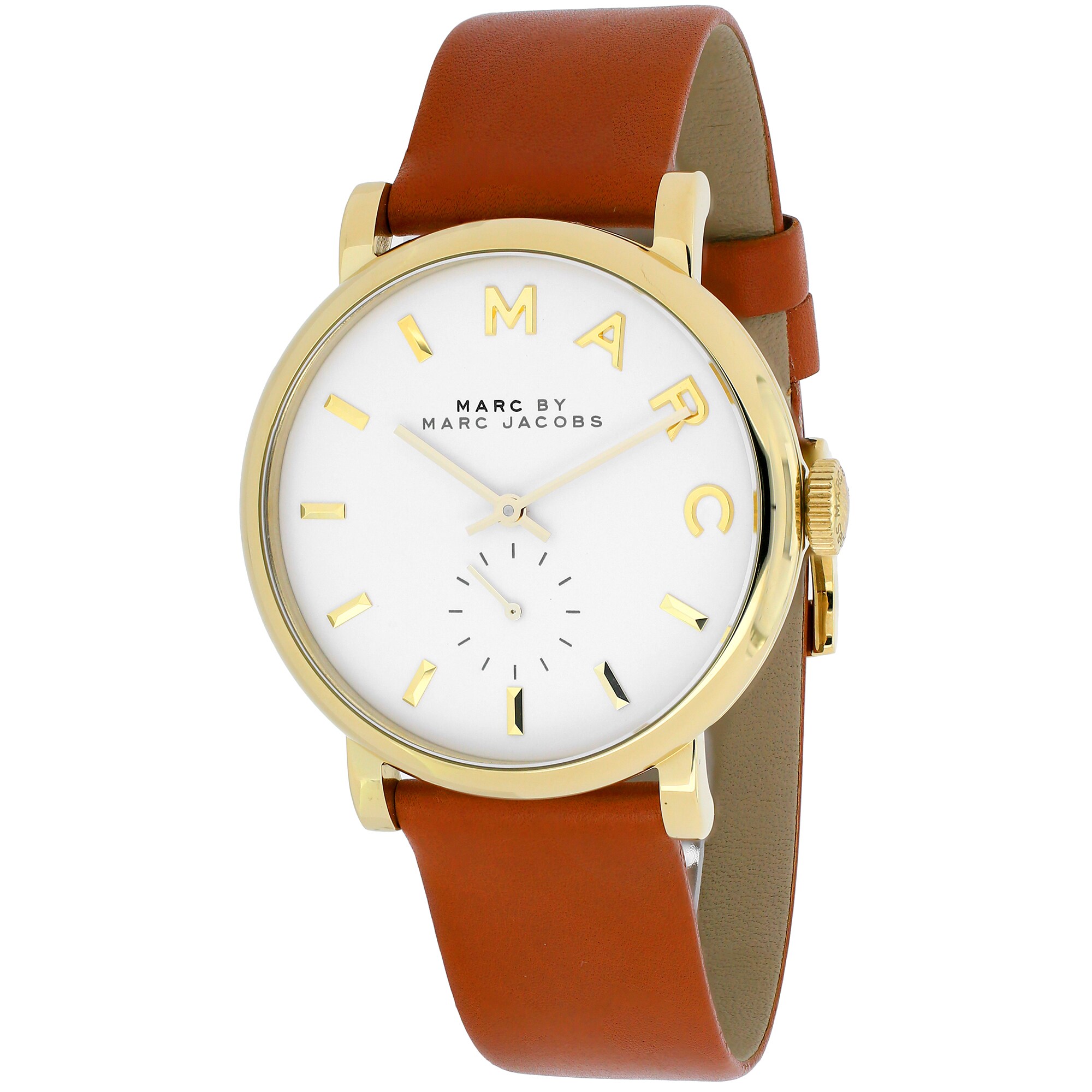 marc jacobs watch leather strap