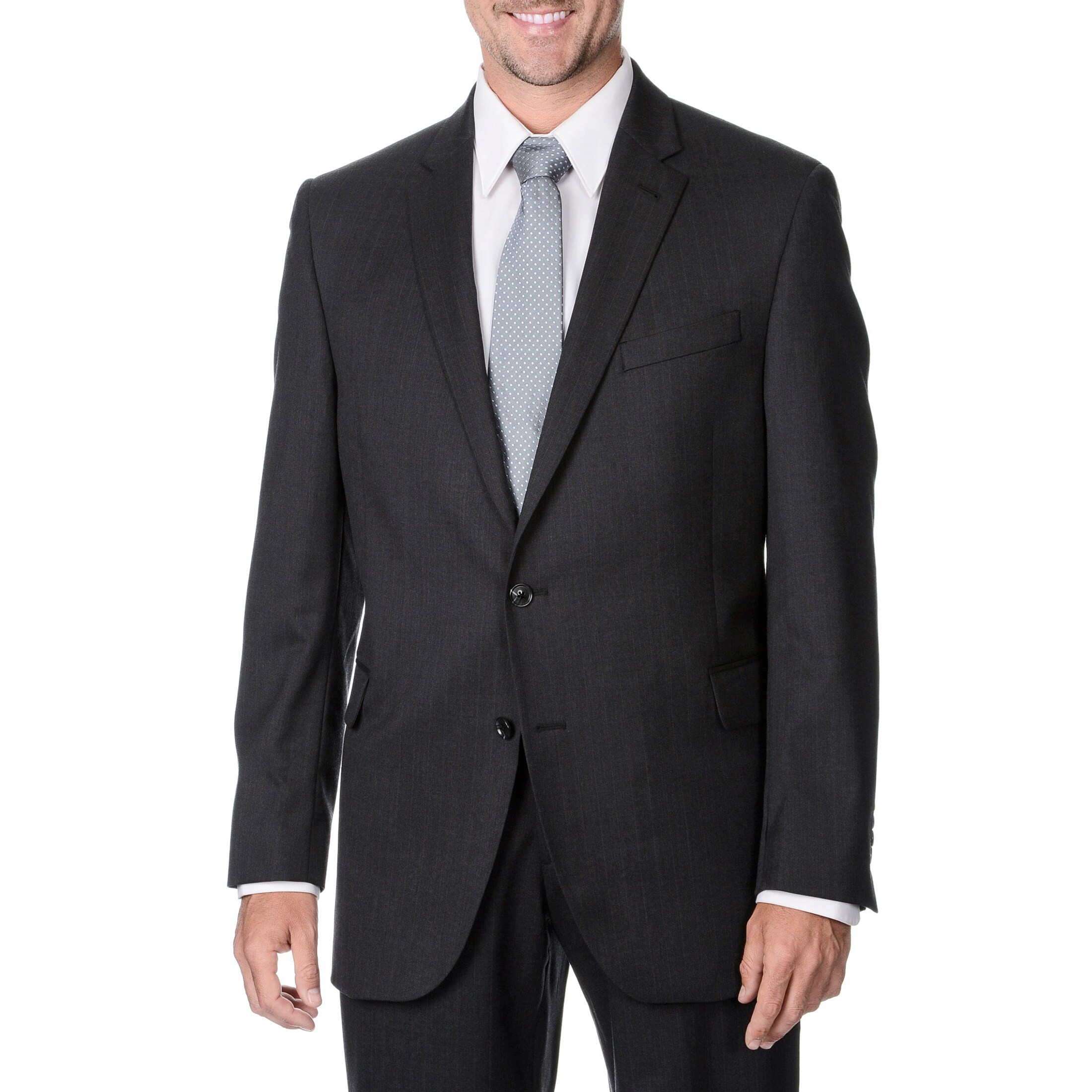 charcoal wool blazer
