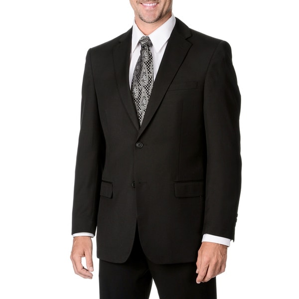 Shop Marco Carelli Men's Black 2-button Suit Separate Blazer - Free ...