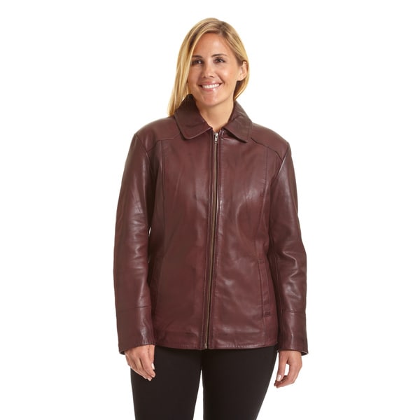 Shop Excelled Women's Ruched Faux Leather Coat - Free Shipping Today ...