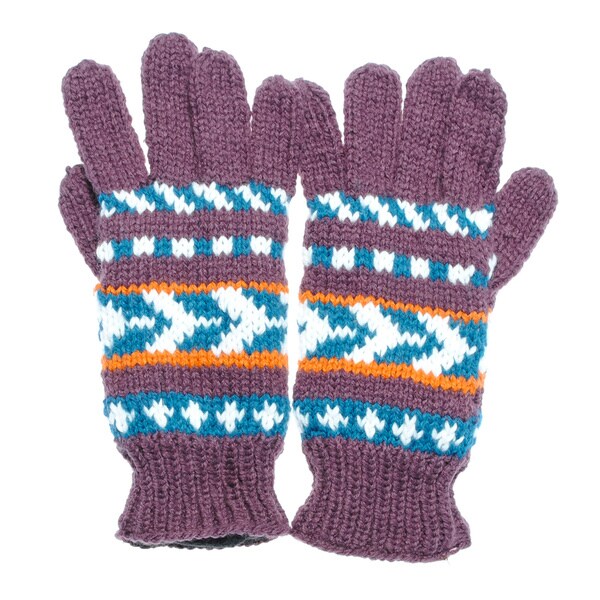 Shop Handmade Warm Winter Knit Ski Gloves (Nepal) - Free Shipping On ...