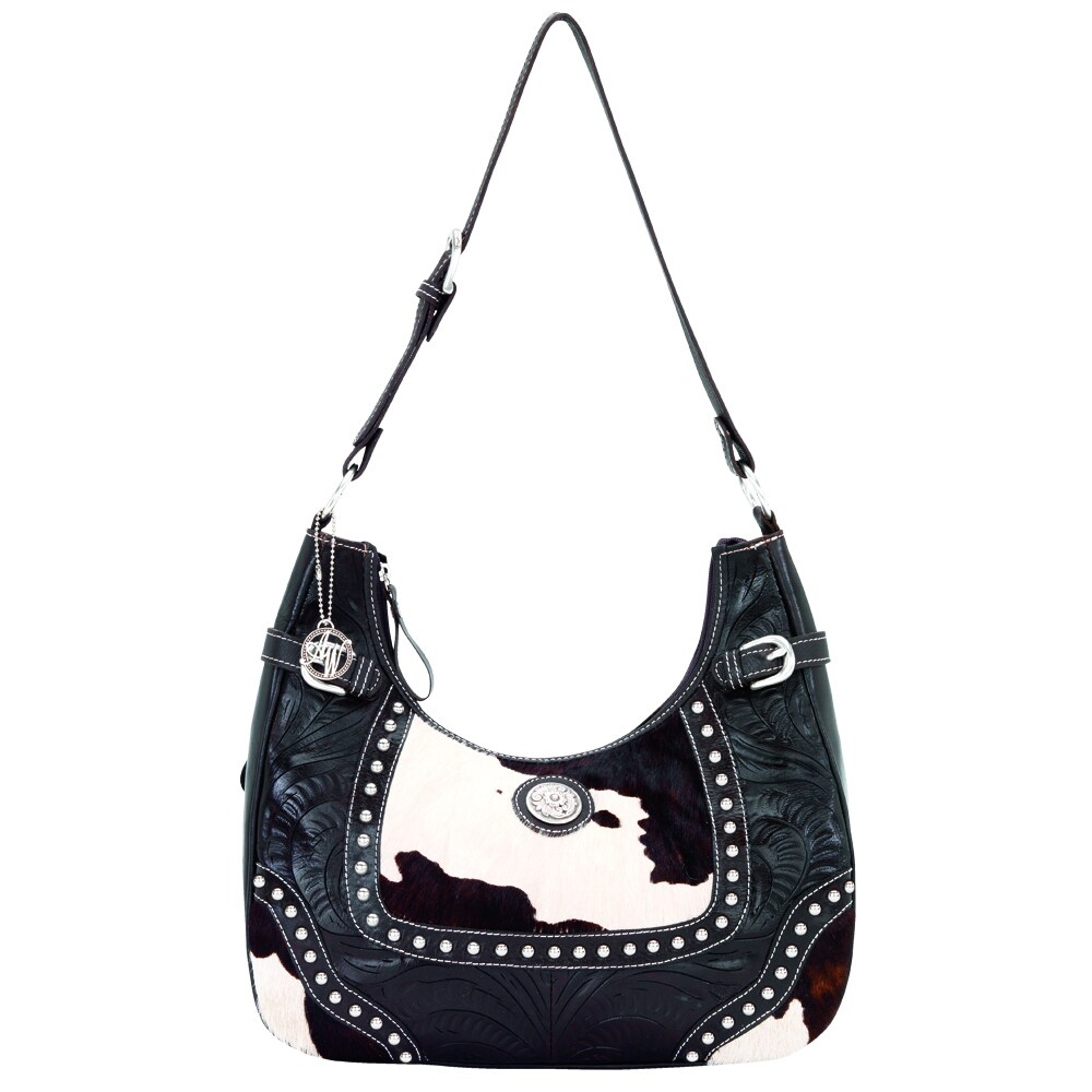 American West Chocolate Leather And Pony Hair Concealed Carry Leather And Pony Hair Concealed Carry