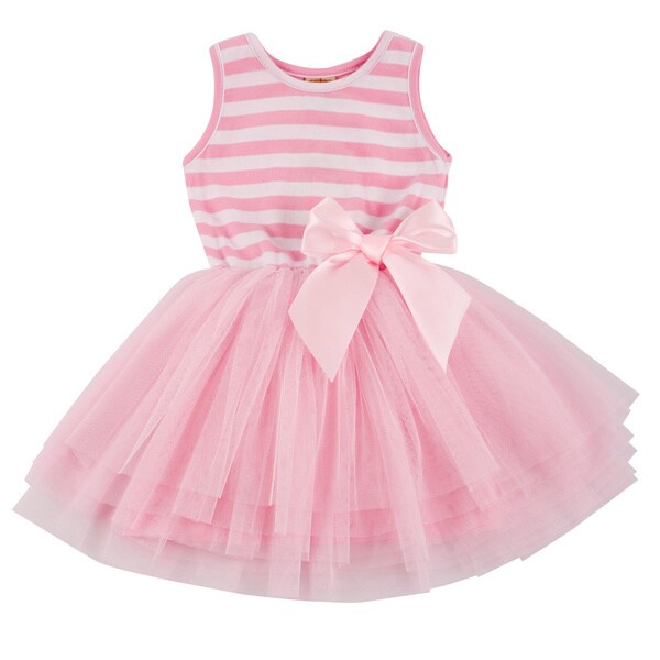 red and white striped tutu