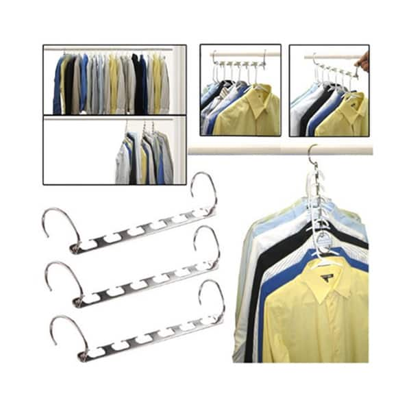 Yso As Seen on TV Metal Space Saving Hangers 5-Piece Set