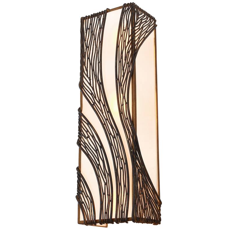 Varaluz Flow 3-light Wall Sconce - Bronze