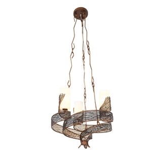 Varaluz Flow 3-light Chandelier (Brown) - Chandeliers For Bedrooms by Overstock.com