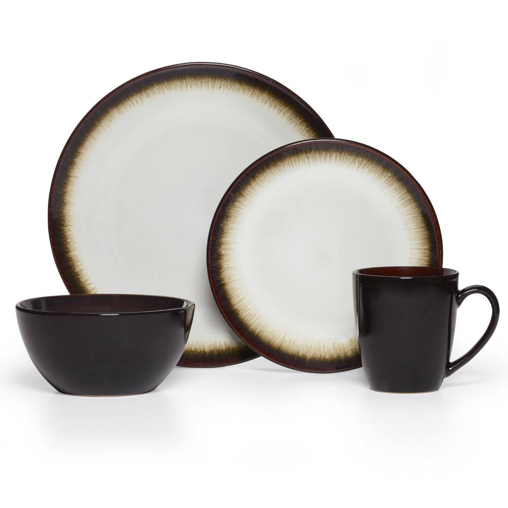 Pfaltzgraff Lunar Green 16-piece Dinnerware Set