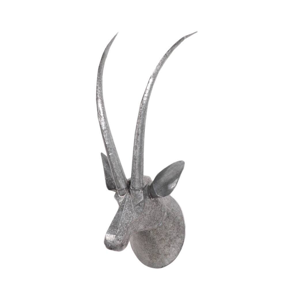 Tin Sable Head Wall Mount