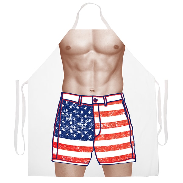 White Kitchen Apron american flag shorts kitchen apron-white - free shipping on orders White Kitchen Apron american flag shorts kitchen apron-white - free shipping on orders