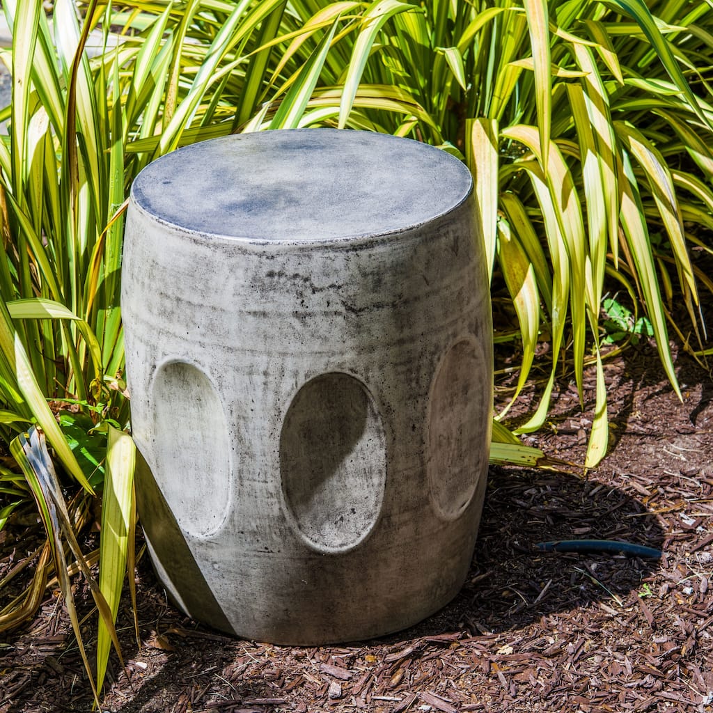 Handmade Eco-Concrete Drum Stool (Vietnam)