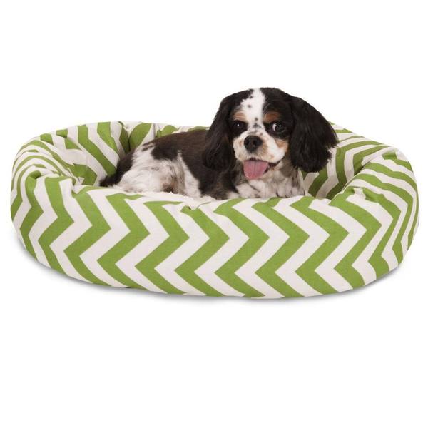 Shop Majestic Pet Chevron Sherpa Bagel Dog Bed On Sale Free