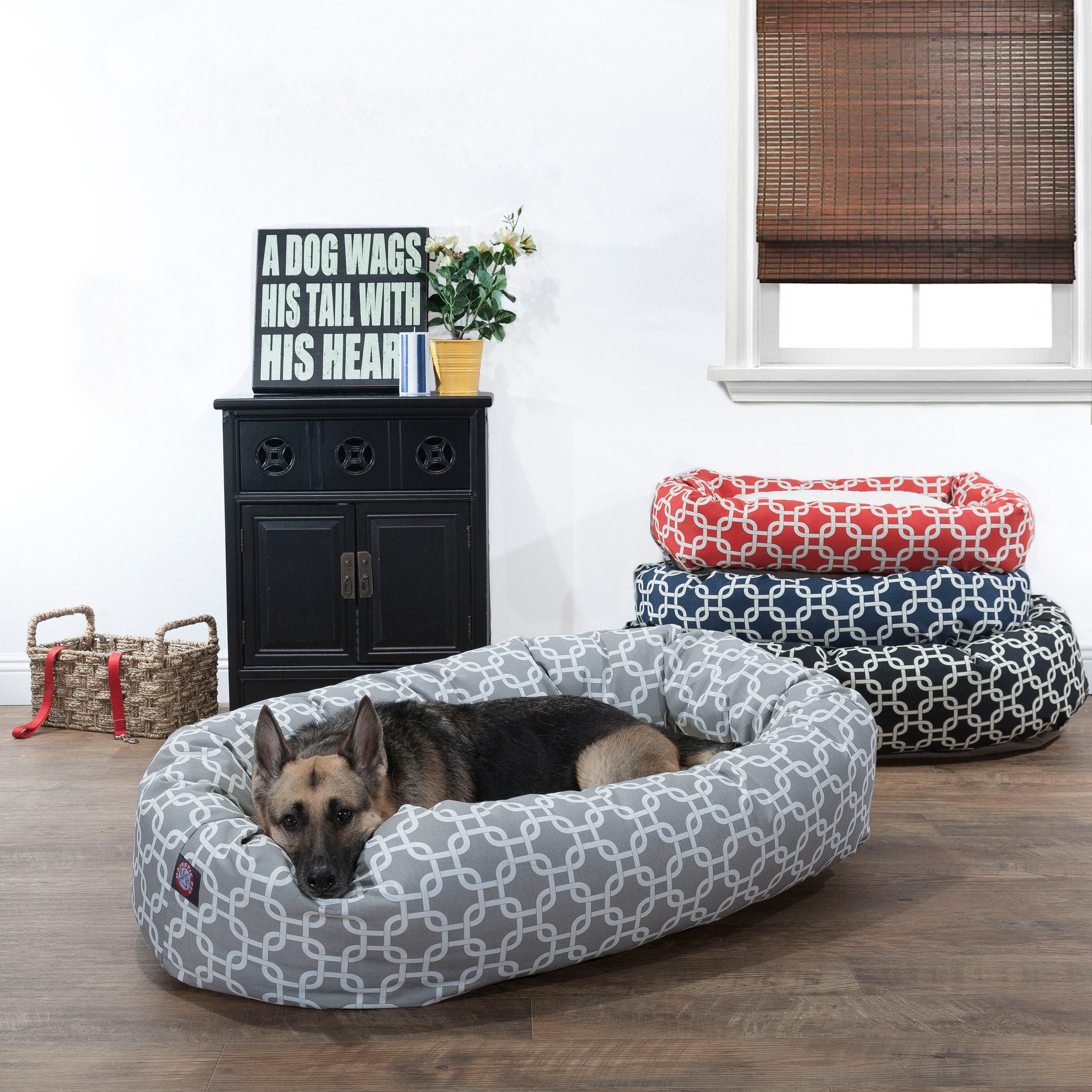 majestic pet bagel dog pet bed