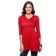preview thumbnail 13 of 13, 24/7 Comfort Apparel Women's V-neck Tunic- Plus Size Included