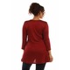 preview thumbnail 8 of 13, 24/7 Comfort Apparel Women's V-neck Tunic- Plus Size Included
