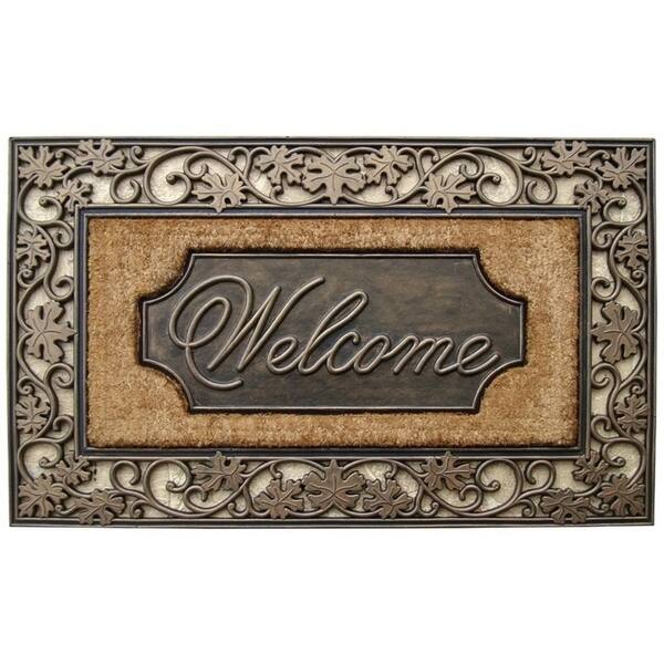 Shop Rubber And Coir Dirt Trapper Heavy Weight Large Welcome