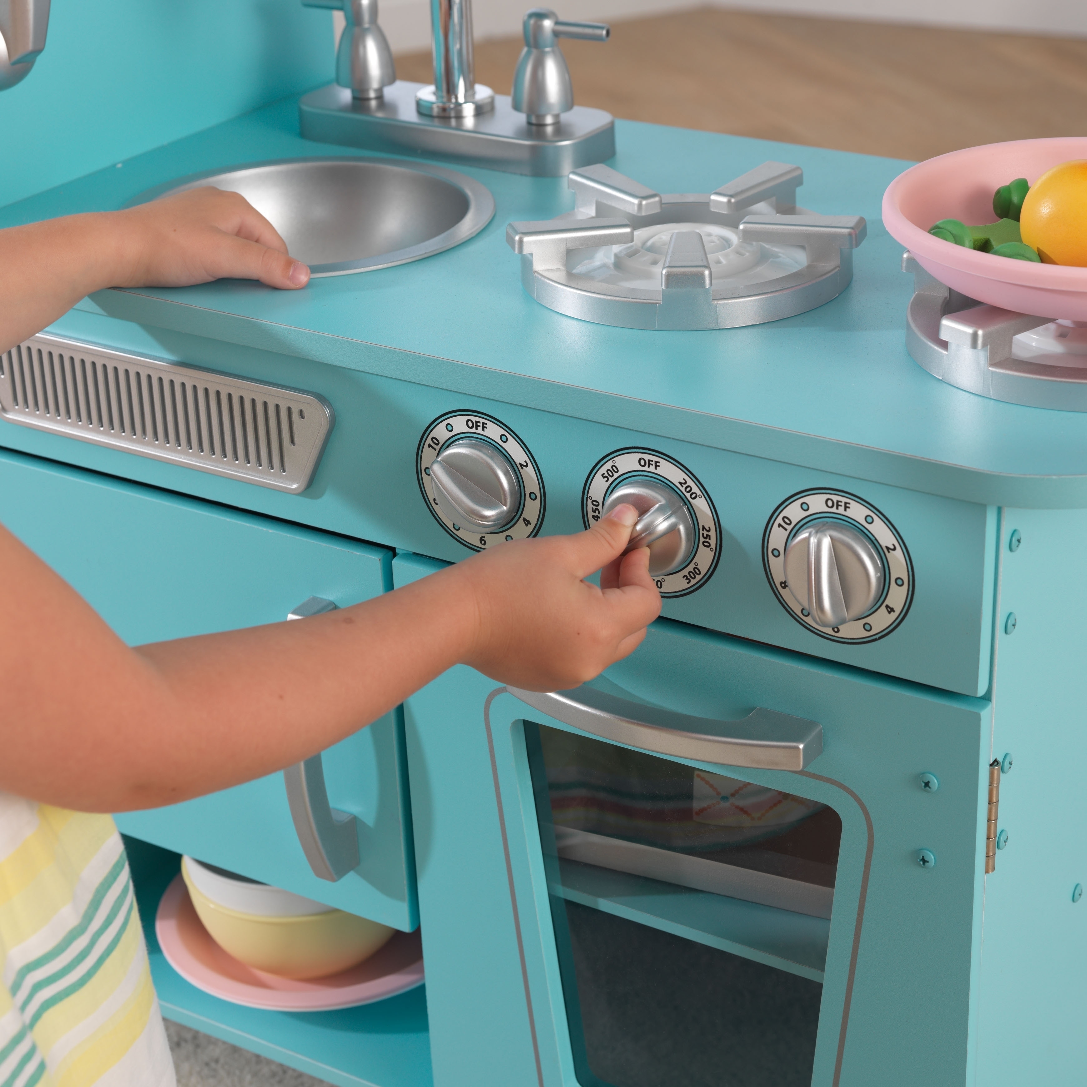 Vintage Play Kitchen - Blue