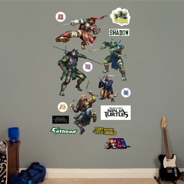 Fathead Teenage Mutant Ninja Turtles Movie Collection Wall Decals - Bed ...