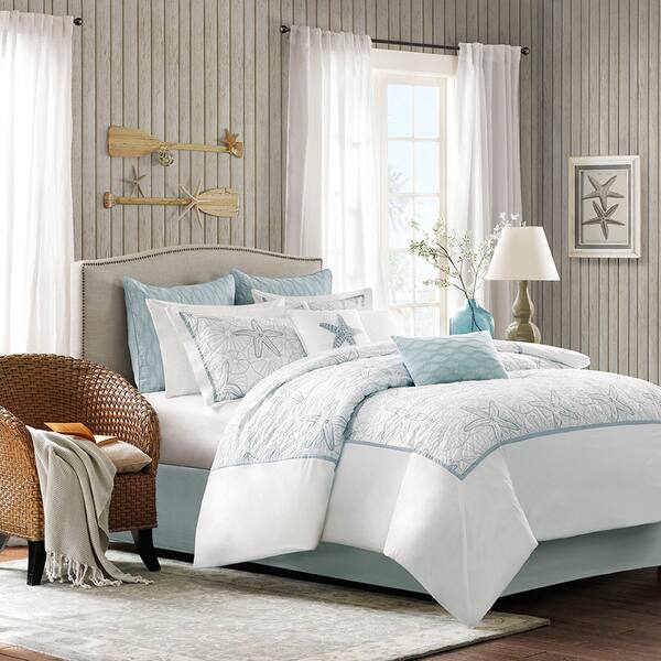 Shop Harbor House Maya Bay White Cotton Comforter Set Overstock