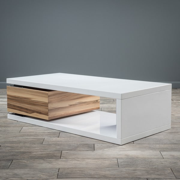 Rectangular Mod Rotatable Coffee Table by Christopher Knight Home