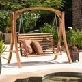 Christopher Knight Home Tulip Outdoor Wood Swinging Loveseat