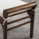 preview thumbnail 8 of 17, Nelson Rustic Acacia Wood Bench with Cushion by Christopher Knight Home