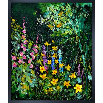 La Pastiche Pol Ledent 'Garden flowers' Framed Fine Art Print