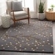 preview thumbnail 93 of 196, Sakura Handmade Transitional Floral Wool Area Rug 6' x 9' - Slate - Runner/Rectangle