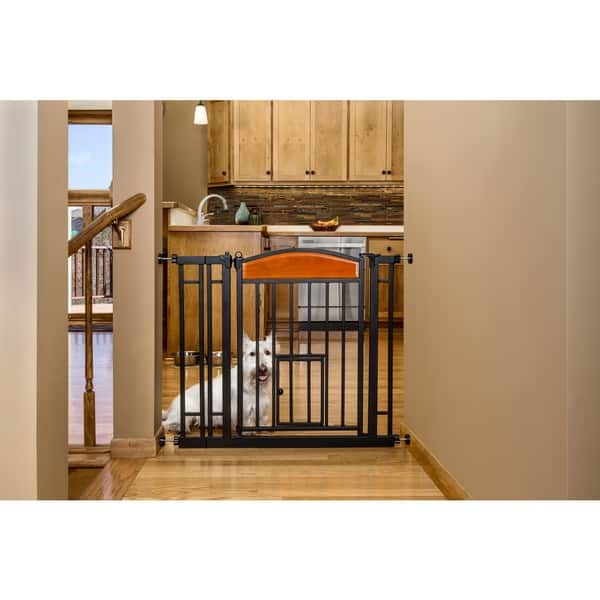 Shop Carlson Home Decor Walk Through Pet Gate Free