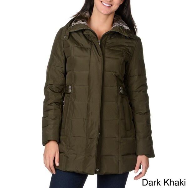 Nuage Women's Melbourne Down Coat - 16649319 - Overstock.com Shopping ...