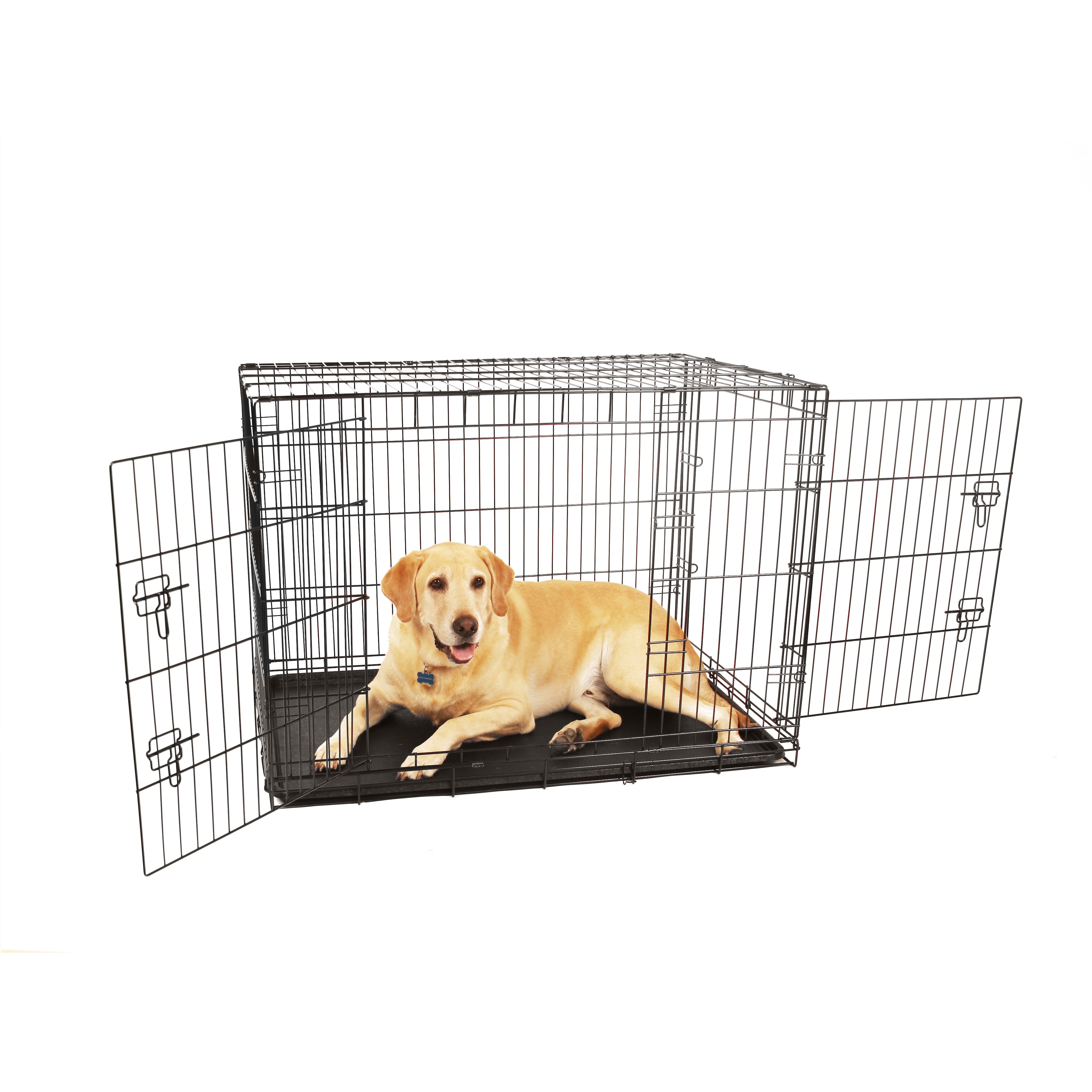 Carlson Double Door Compact Metal Dog Crate