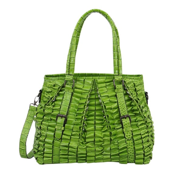Shop Mellow World 'Isabella' Ruffled Shoulder Bag - Free Shipping On ...