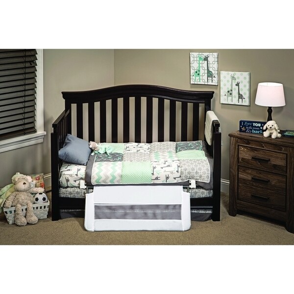 regalo swing down crib rail