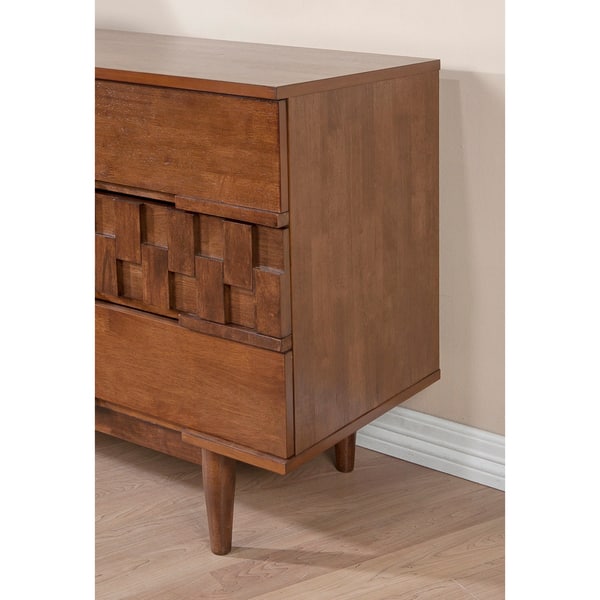 Strick & Bolton Tobacco 55-inch Tessuto Buffet - Bed Bath & Beyond