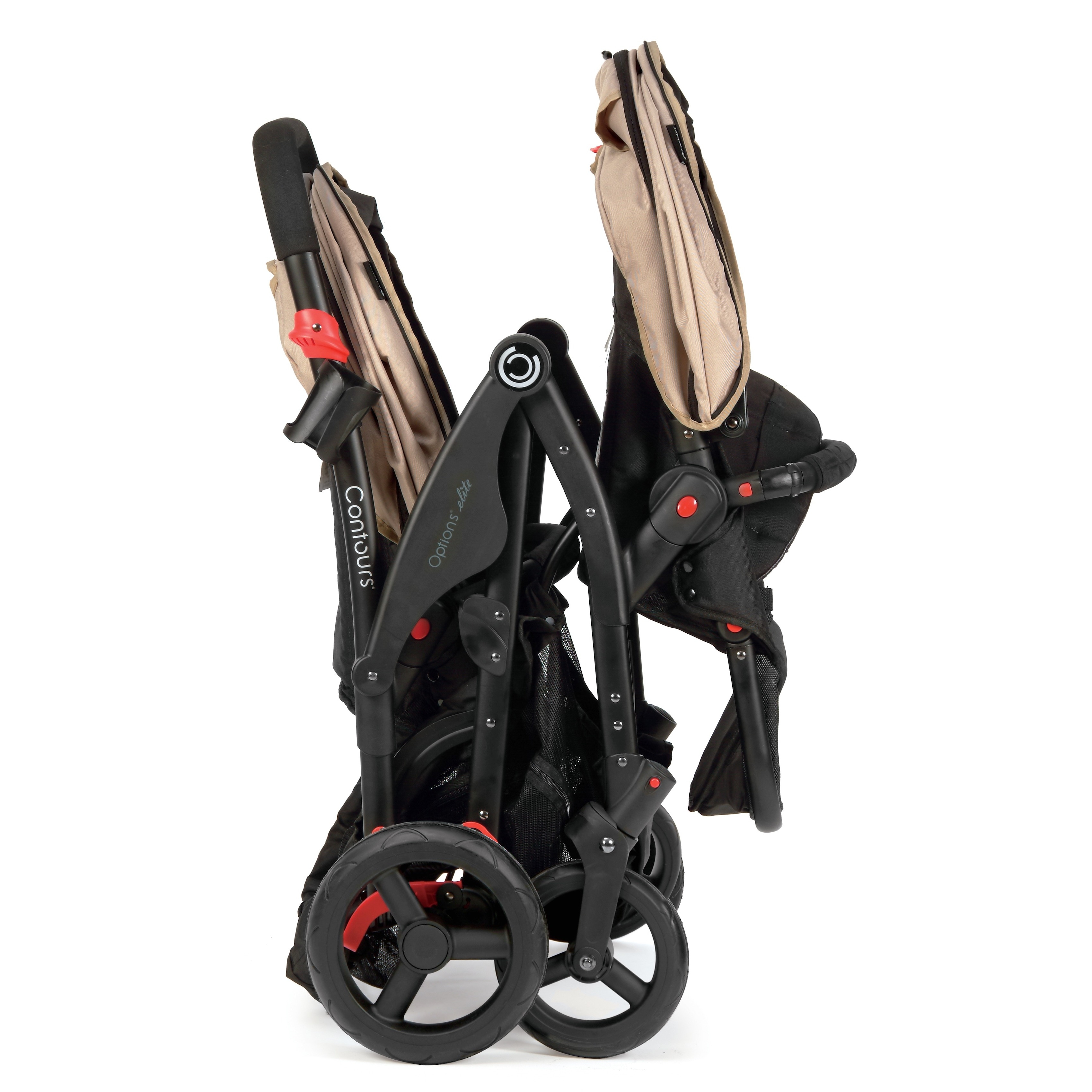 options elite double stroller