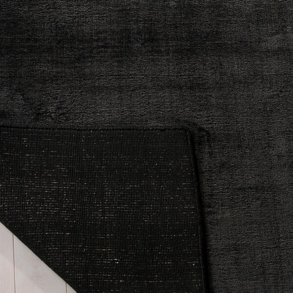 Safavieh Handmade Mirage Modern Tonal Black Viscose Rug - 8' x 10'